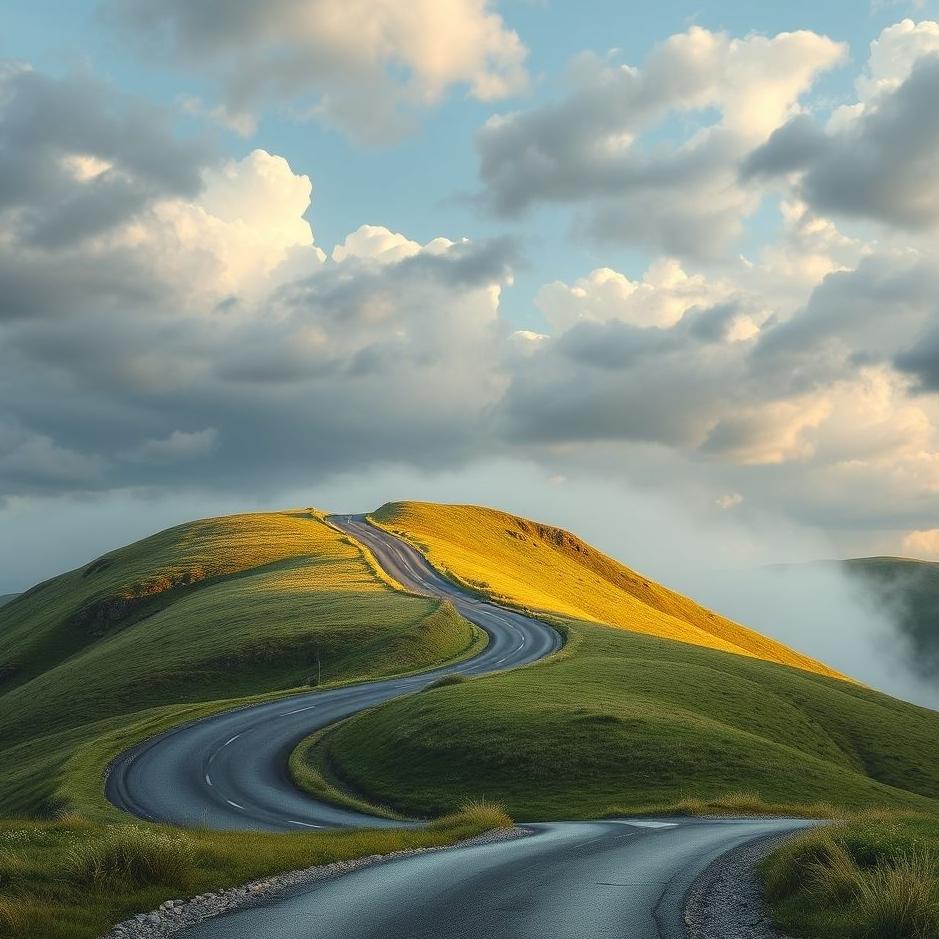 Dream : Winding road in a dream