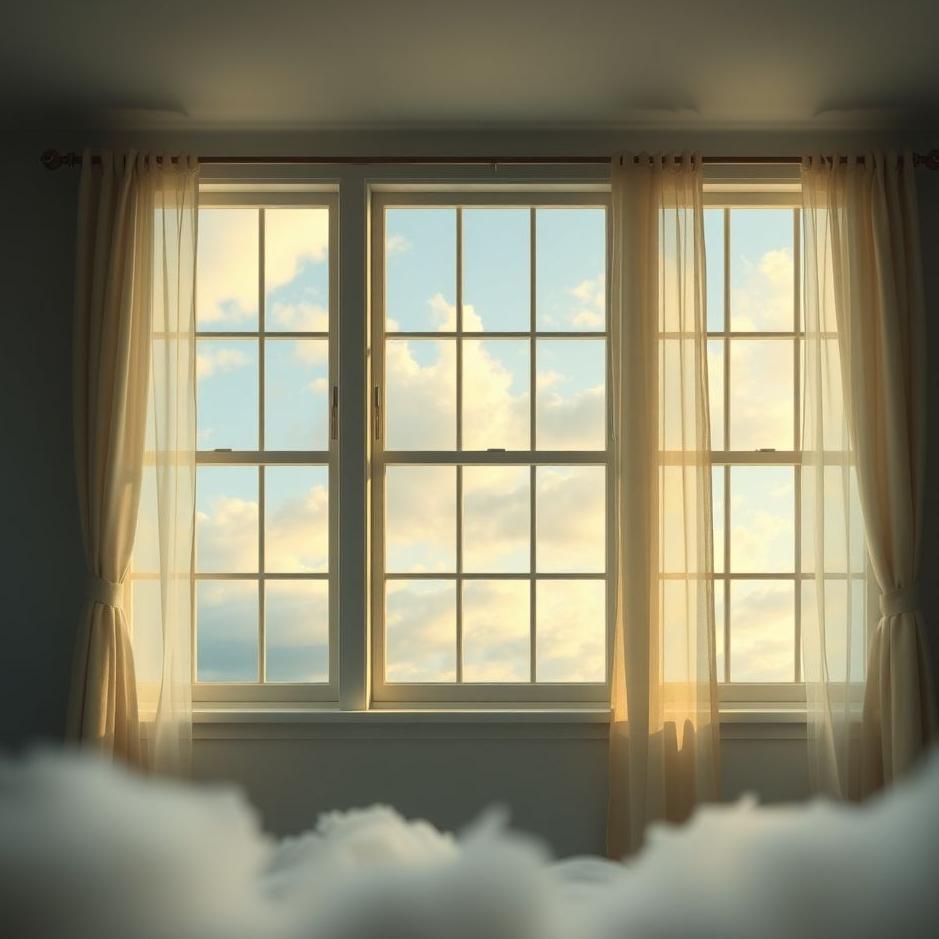 Dream : Windows and curtains in a dream
