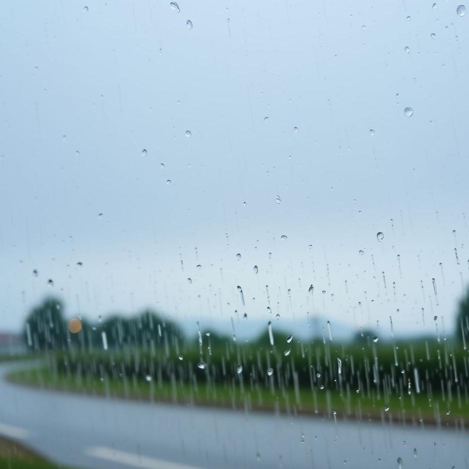 Dream : Windy rain in a dream