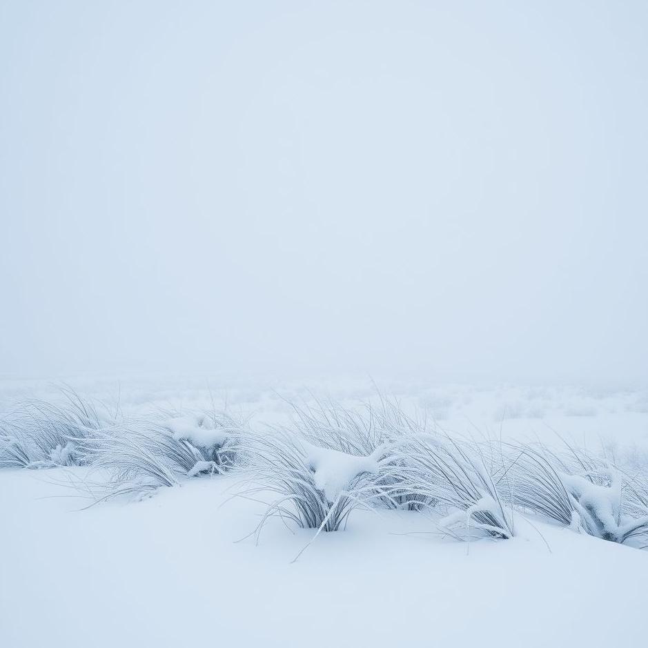 Dream : Windy snow in a dream