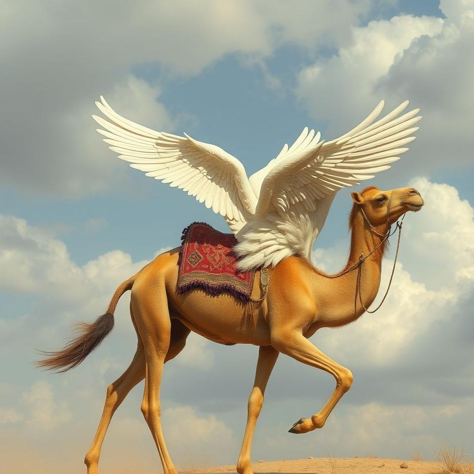 Dream : Winged camel in a dream