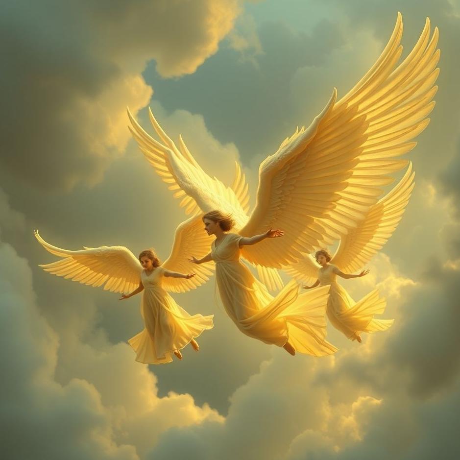 Dream : Winged people in a dream