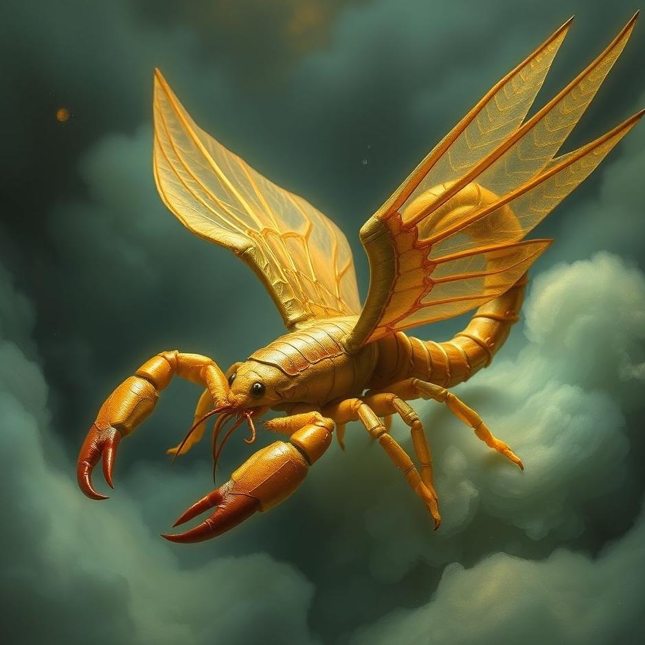 Dream : Winged scorpion in a dream