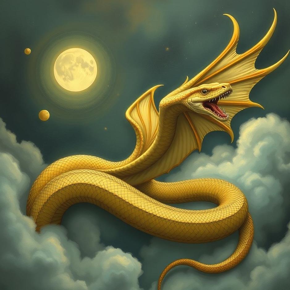 Dream : Winged snake in a dream