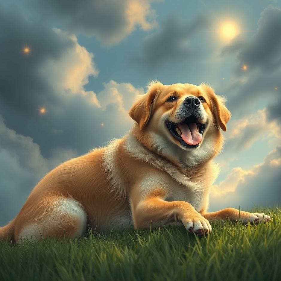 Dream : Wining over a dog in a dream