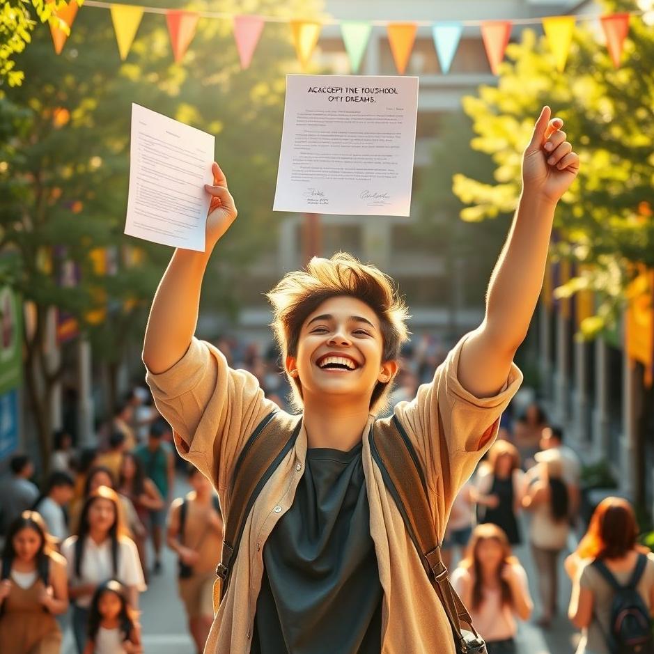 Dream : Wining the school you want in your dream