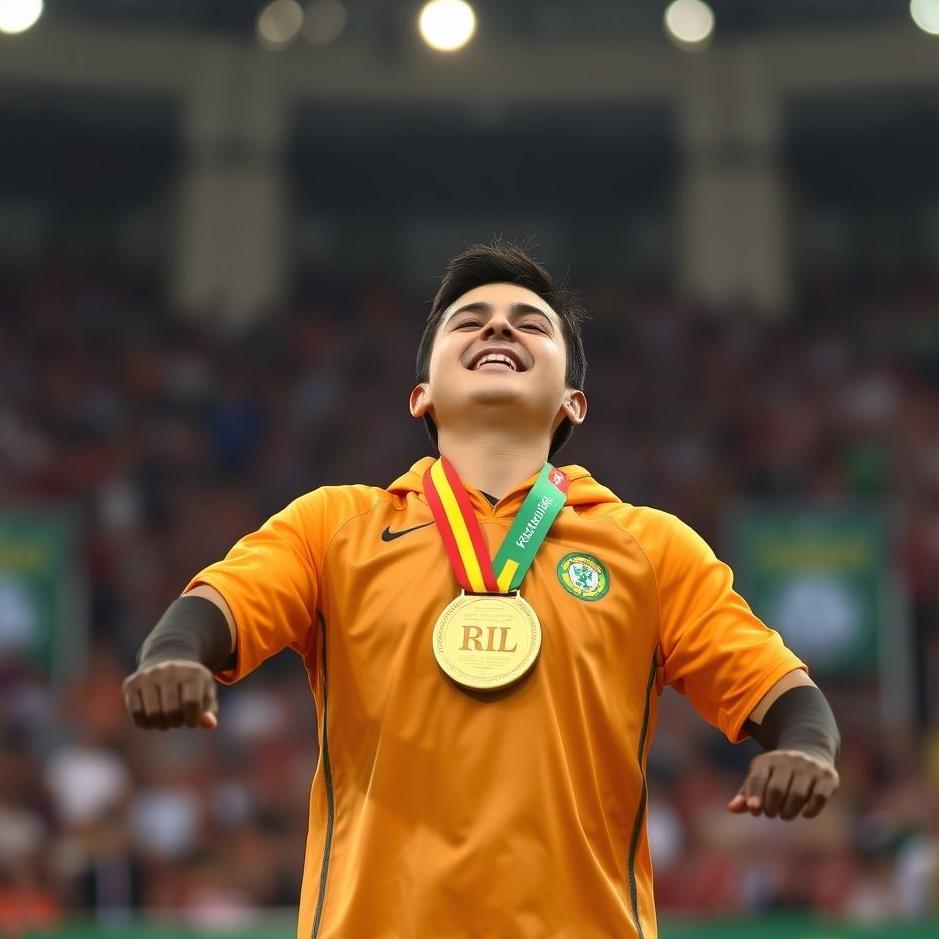 Dream : Winning gold in a contest 