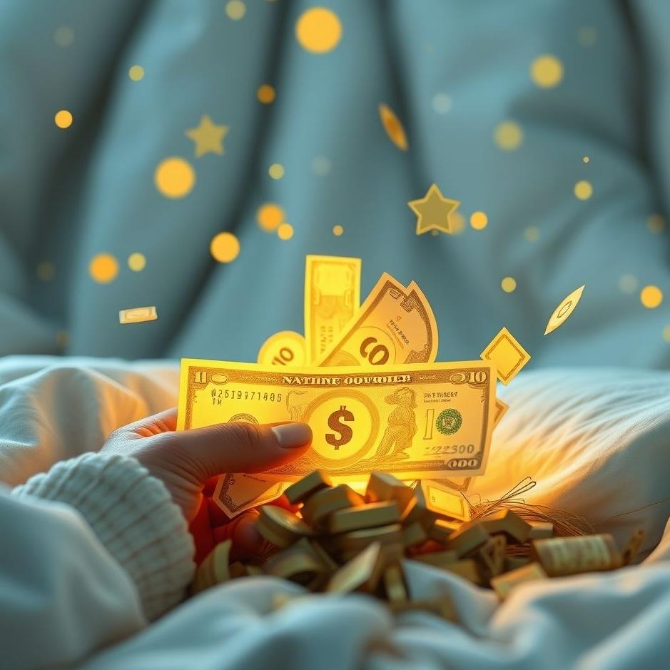 Dream : Winning money from the national lottery in a dream