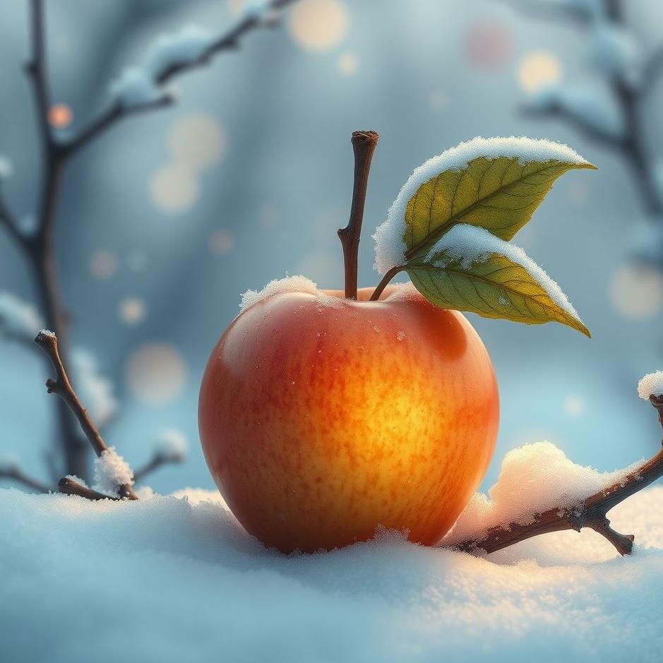 Dream : Winter apple in a dream