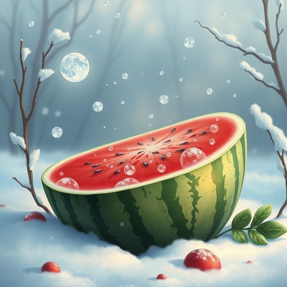 Dream : Winter watermelon in a dream