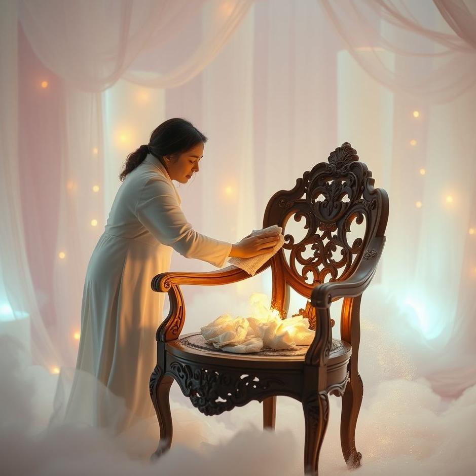 Dream : Wiping a chair in a dream