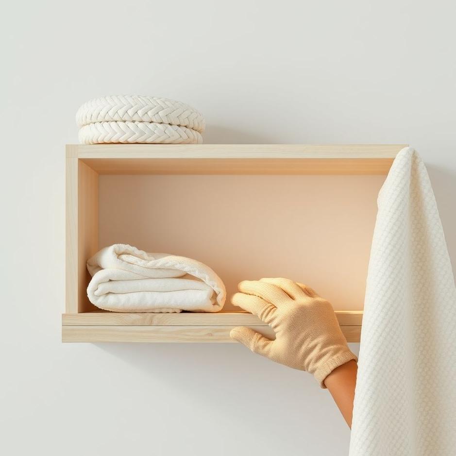 Dream : Wiping a shelf in a dream