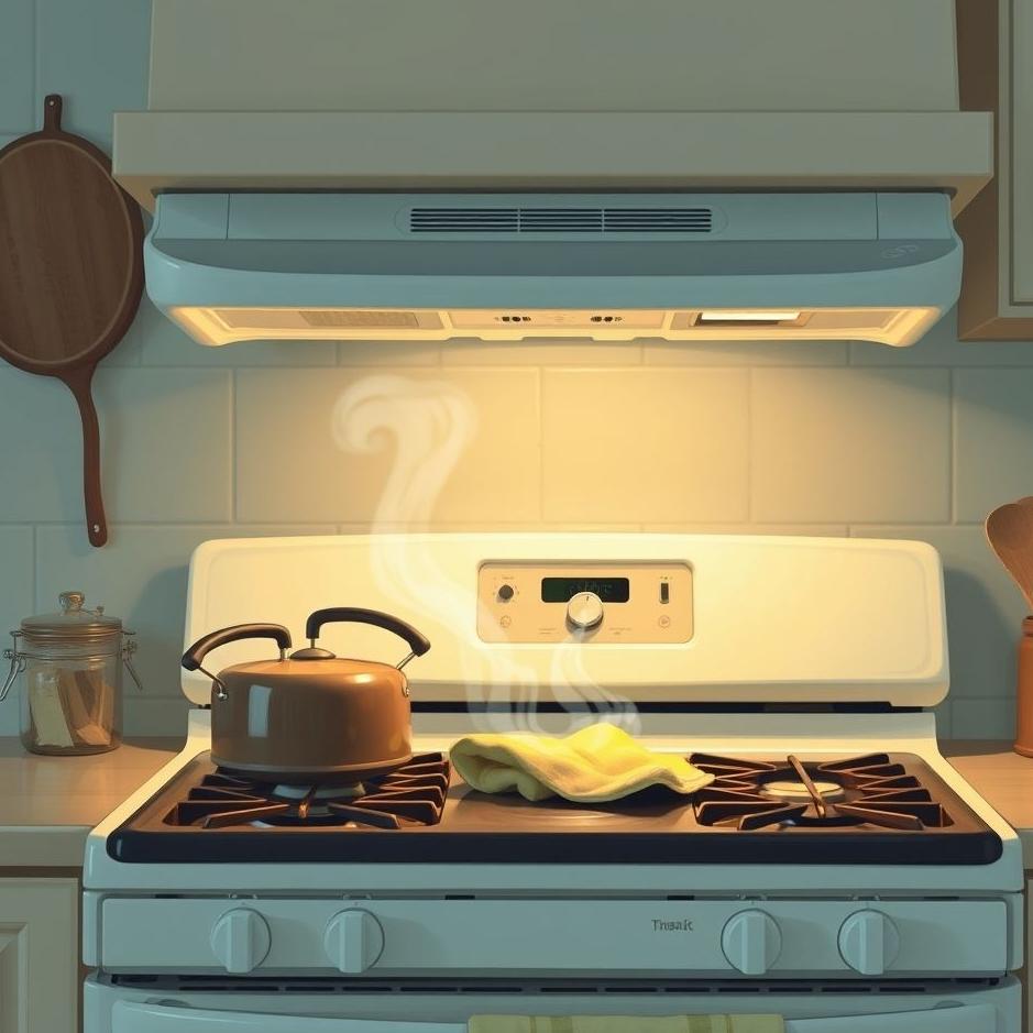 Dream : Wiping a stove in a dream
