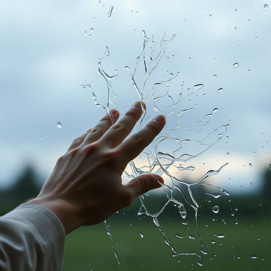 Dream : Wiping dirty glass in a dream