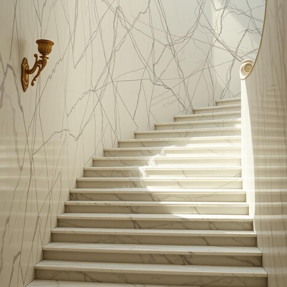 Dream : Wiping marble stairs in a dream