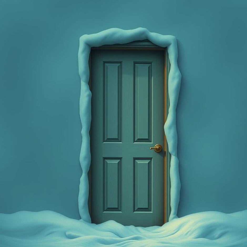 Dream : Wiping the door in front of you in a dream