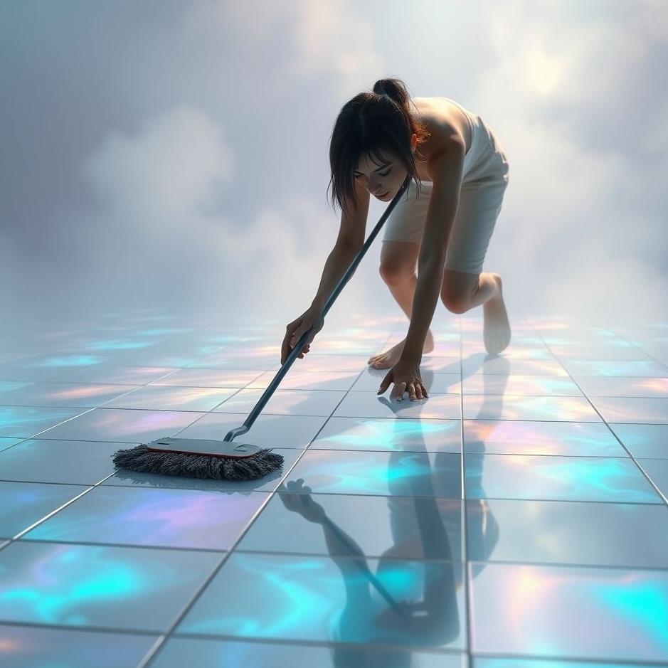 Dream : Wiping tiles in a dream
