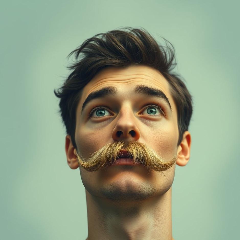 Dream : Without a moustache in a dream