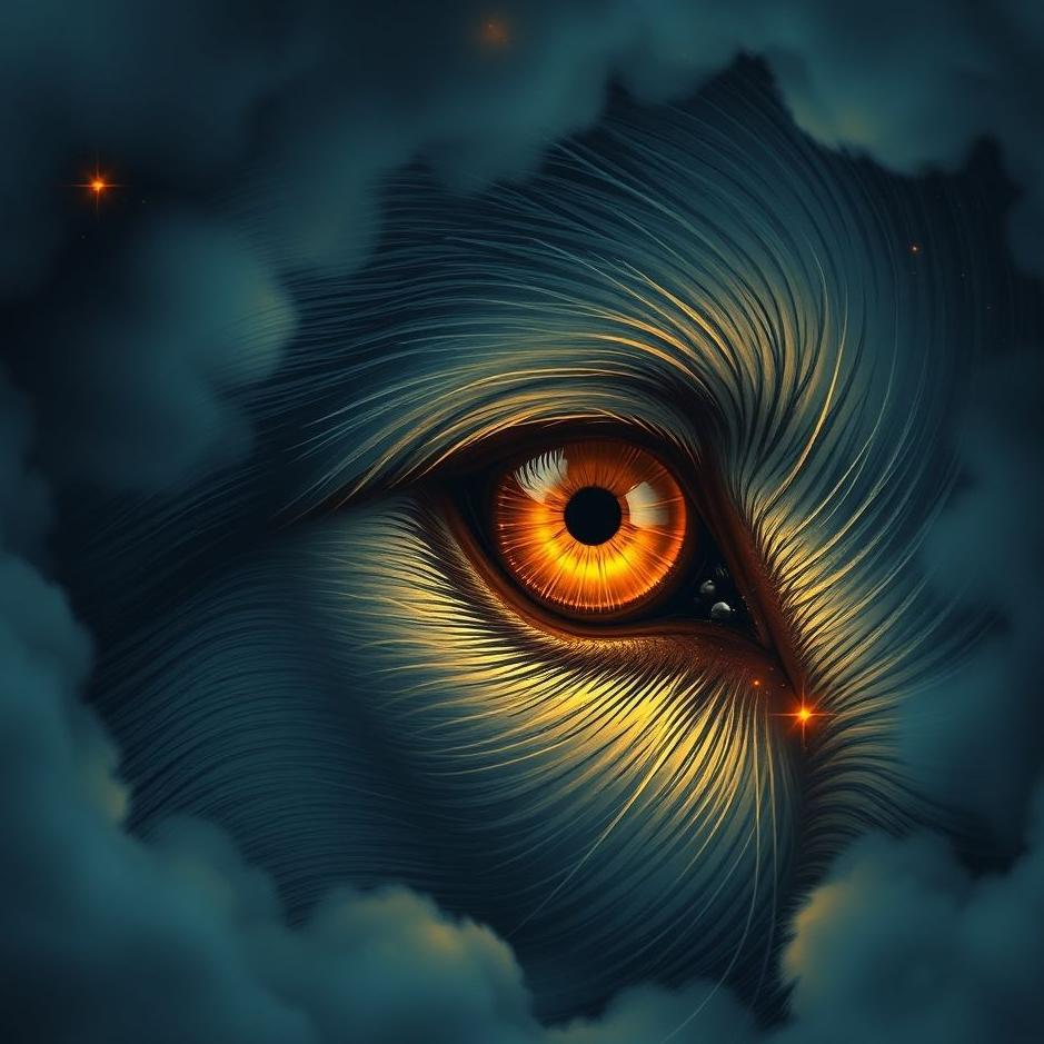 Dream : Wolf's eye in a dream