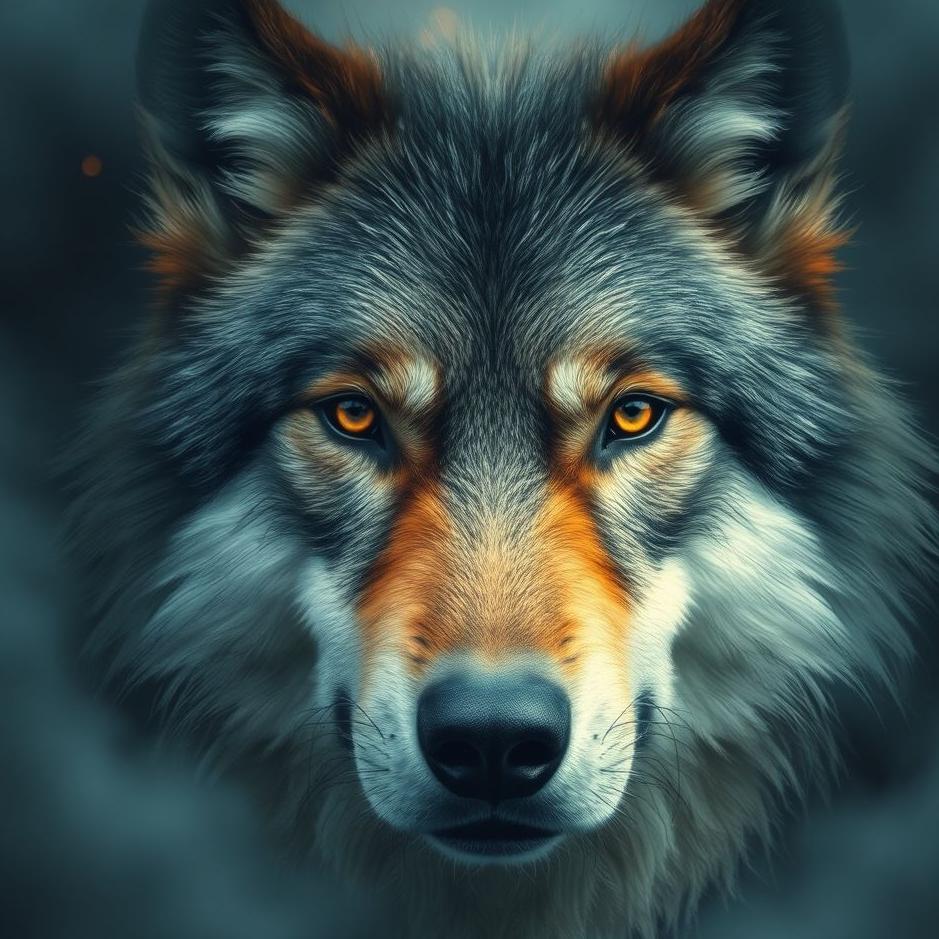 Dream : Wolf's face in a dream