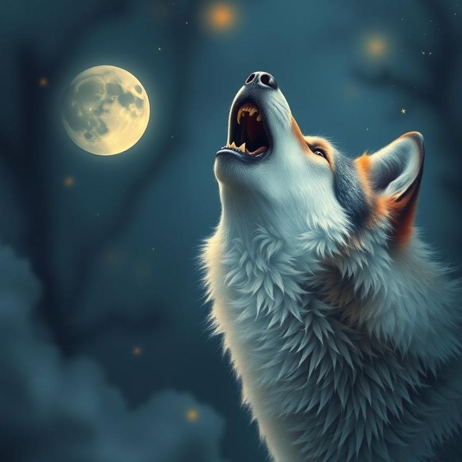 Dream : Wolf barking in a dream