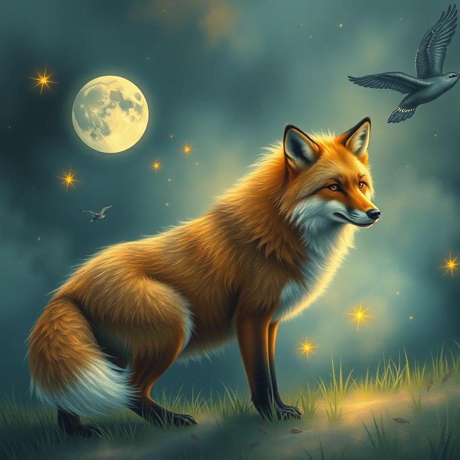 Dream : Wolf fox in a dream