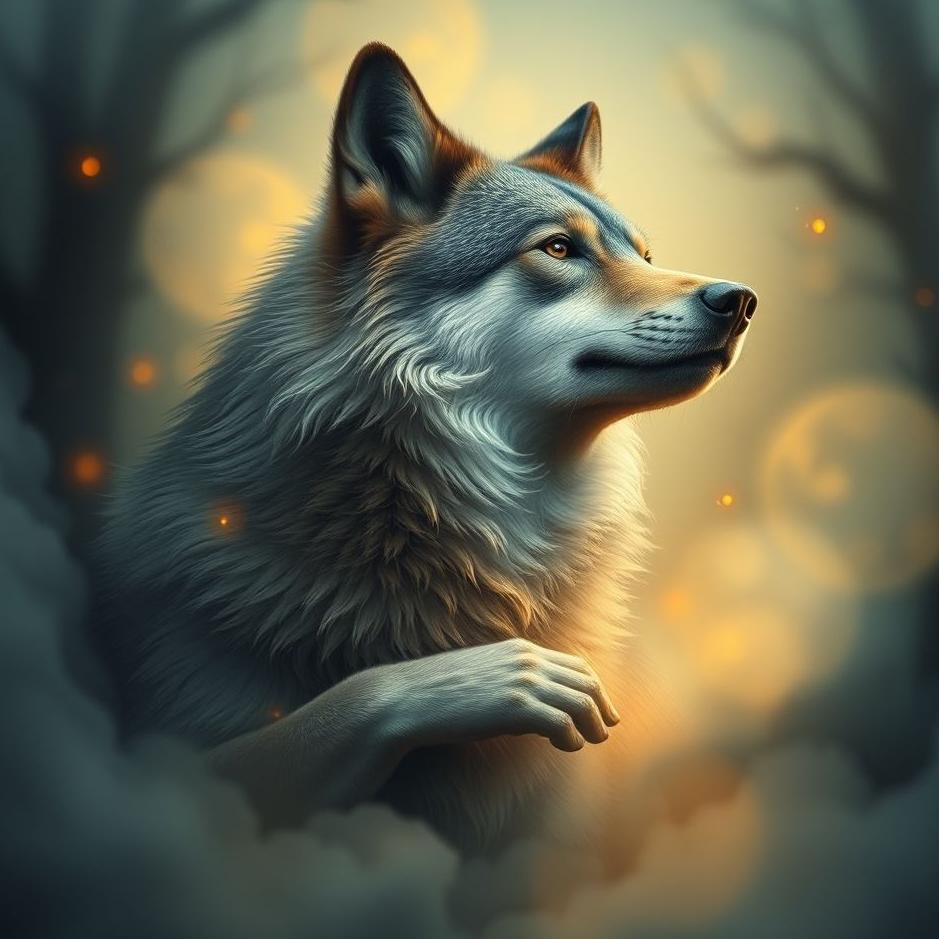 Dream : Wolf in a breast in a dream