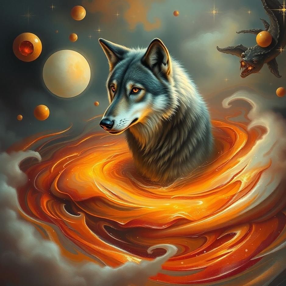Dream : Wolf in a sauce in a dream