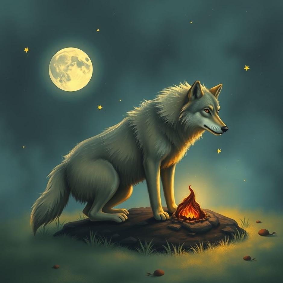 Dream : Wolf in one's poop in a dream