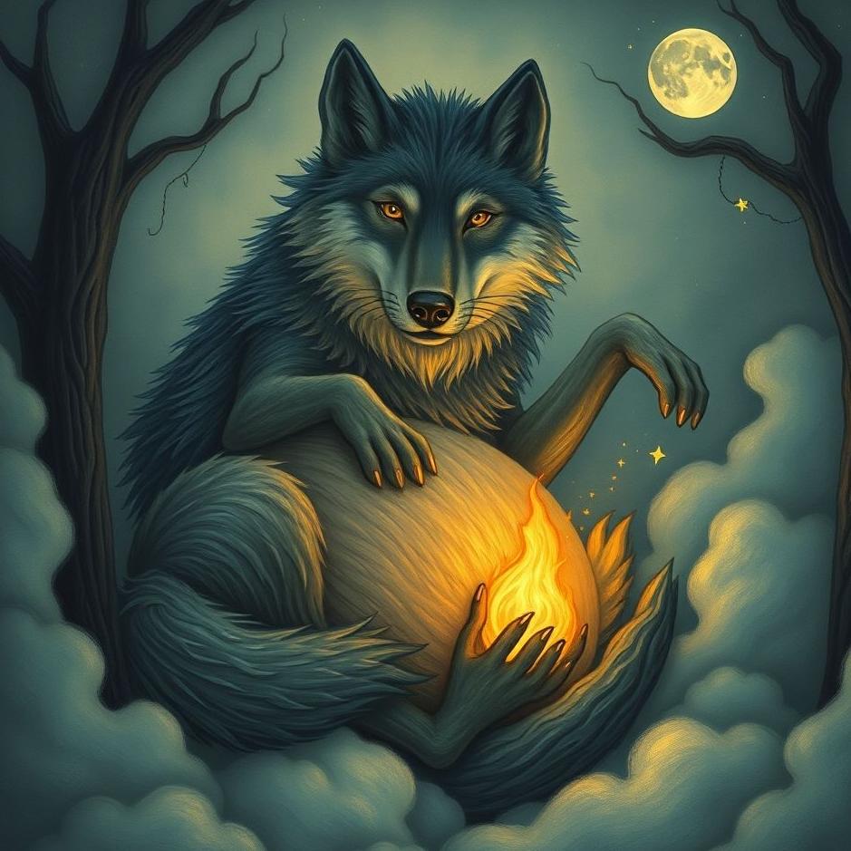 Dream : Wolf in your belly in a dream