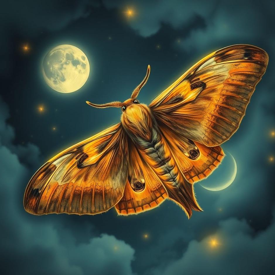 Dream : Wolf moth in a dream