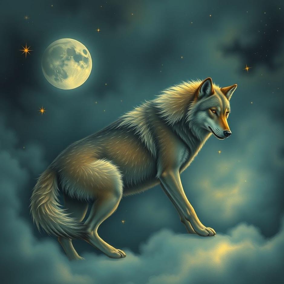 Dream : Wolf on your own body in a dream