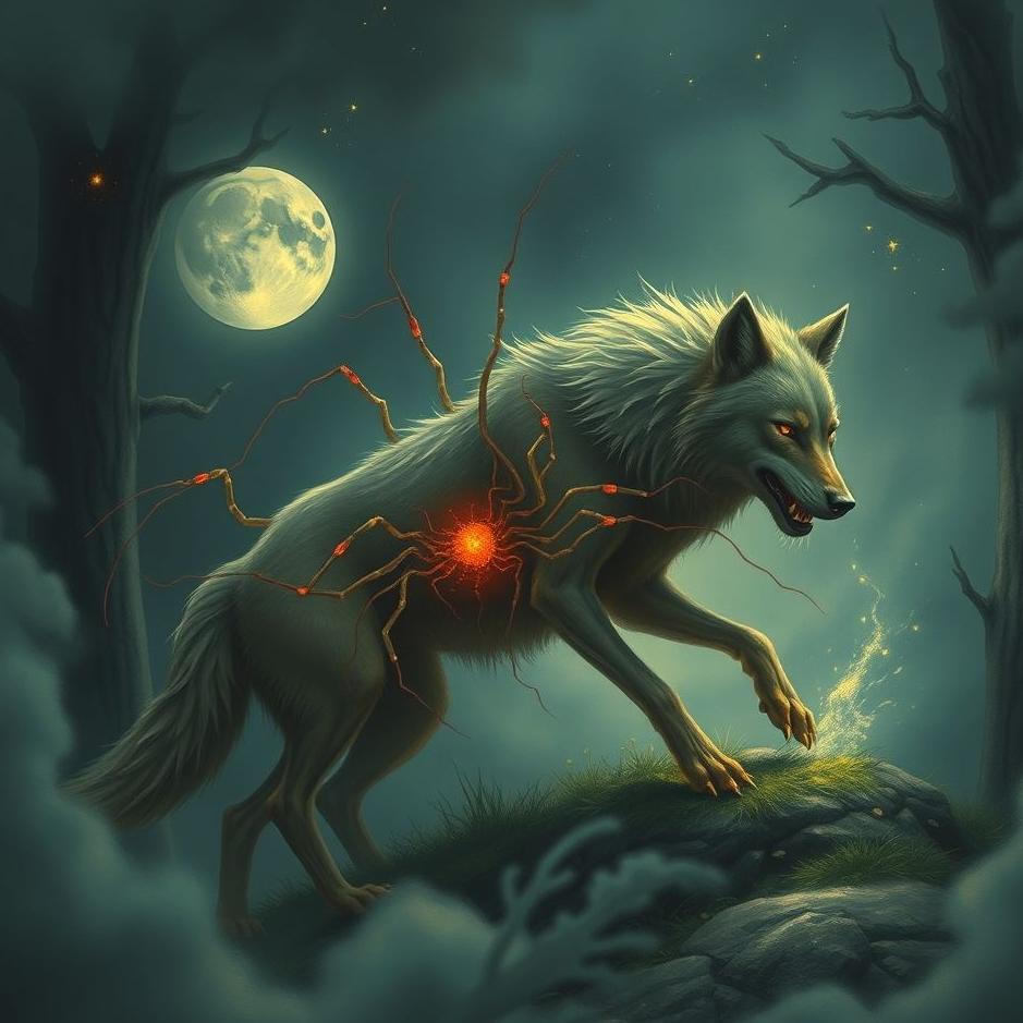 Dream : Wolf parasite in a dream