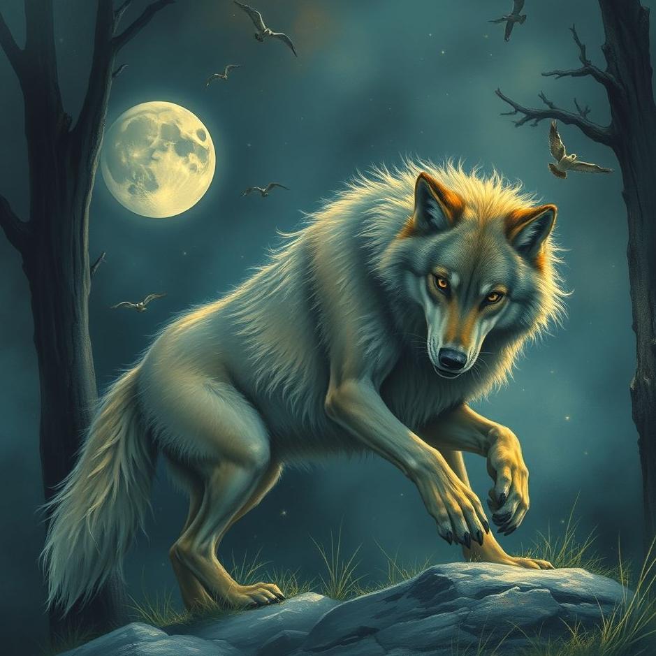 Dream : Wolf scratch in a dream