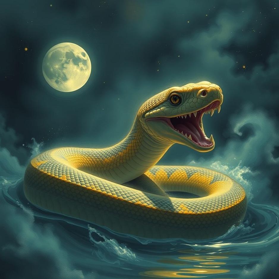 Dream : Wolf snake in a dream