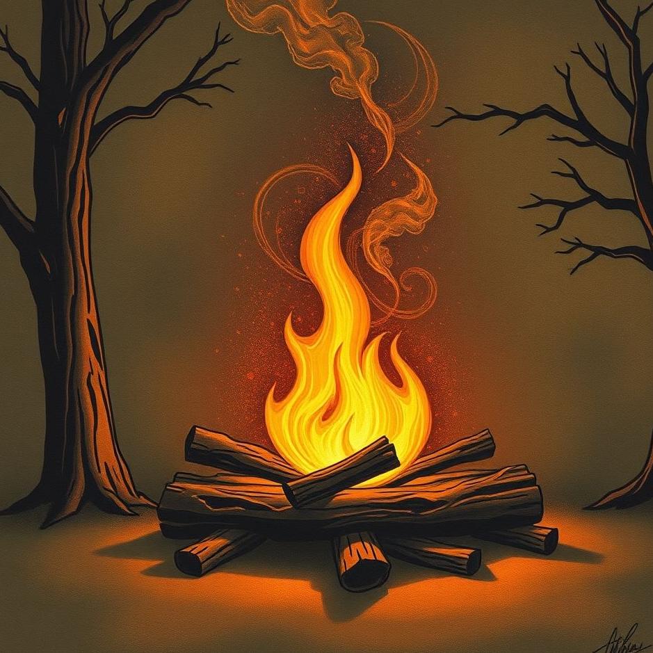 Dream : Wood burning in a dream