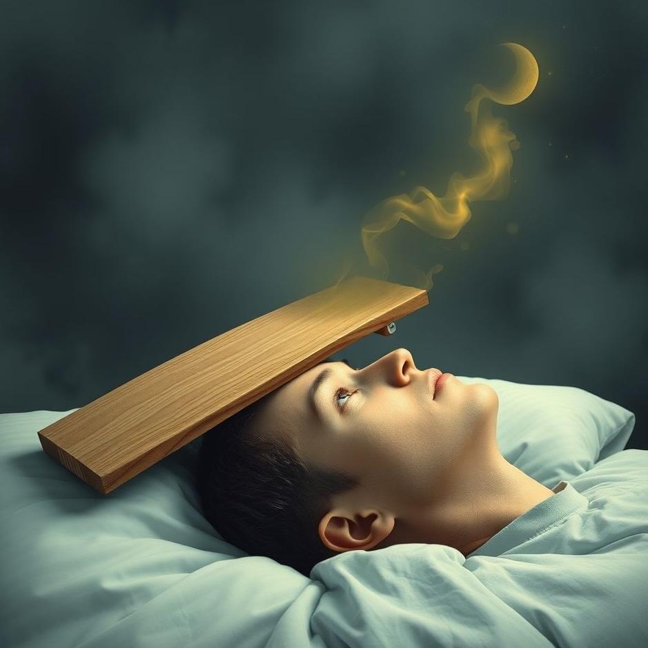 Dream : Wooden board falling on your head in a dream