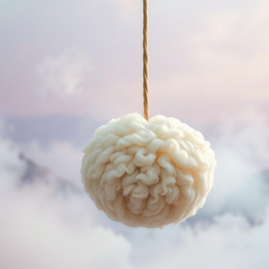 Dream : Wool hanging on a rope in a dream