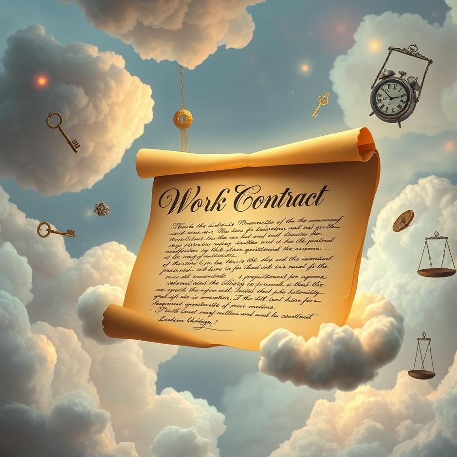 Dream : Work contract in a dream
