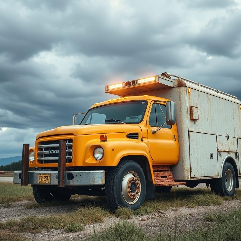 Dream : Work truck in a dream