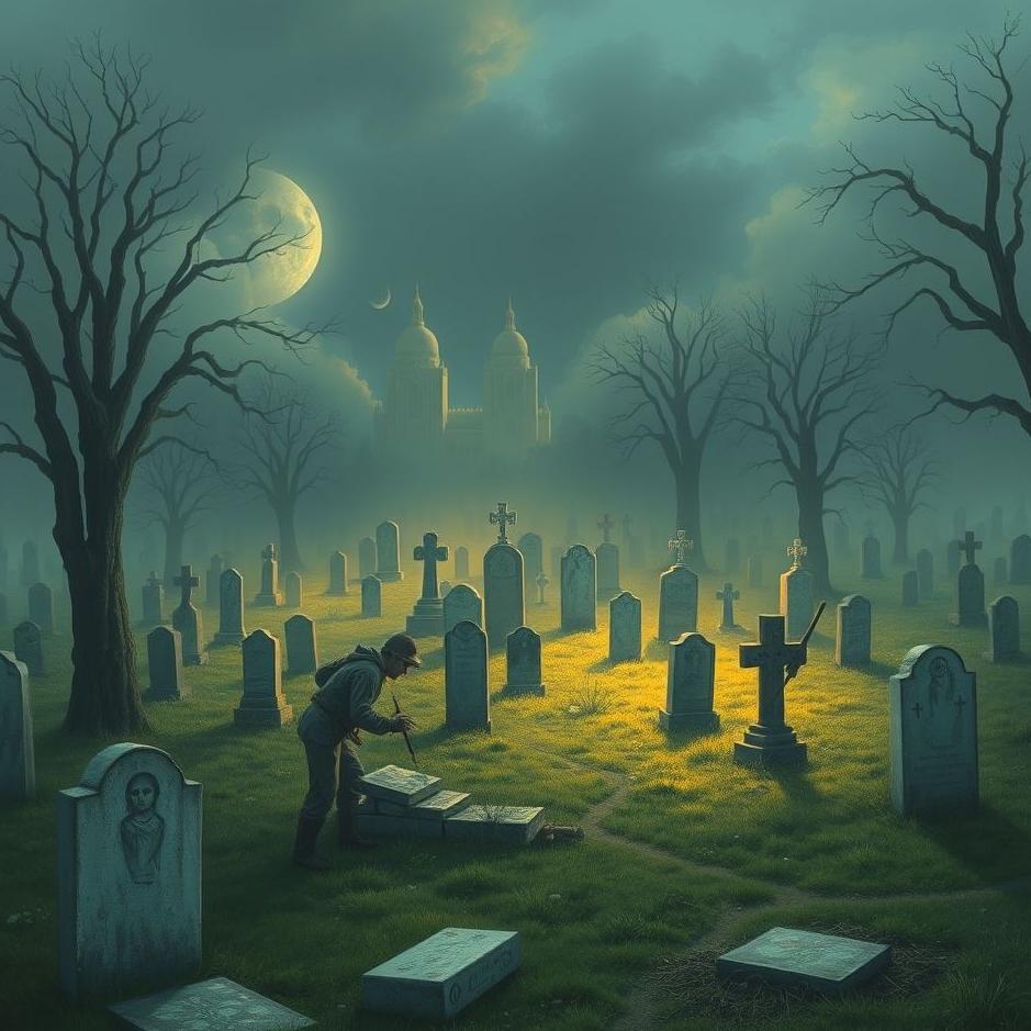 Dream : Working in a cemetery in a dream
