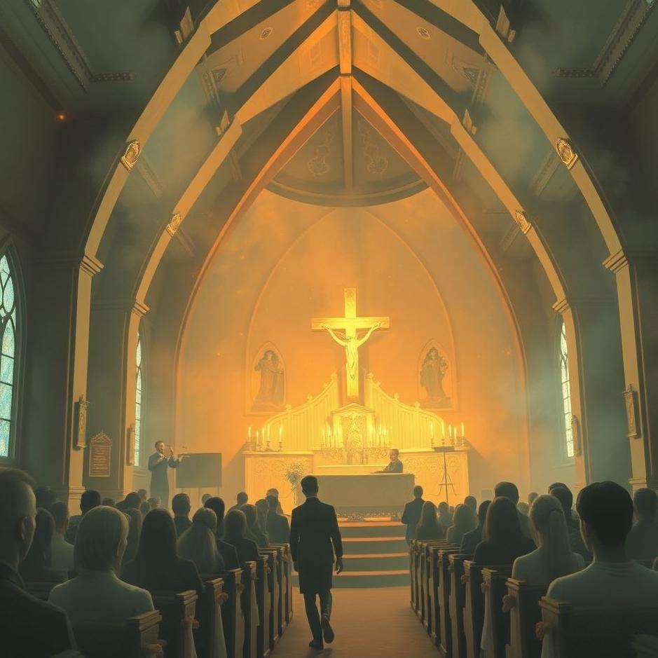 Dream : Working in a church in a dream