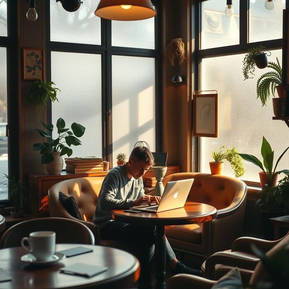 Dream : Working in a coffeehouse in a dream