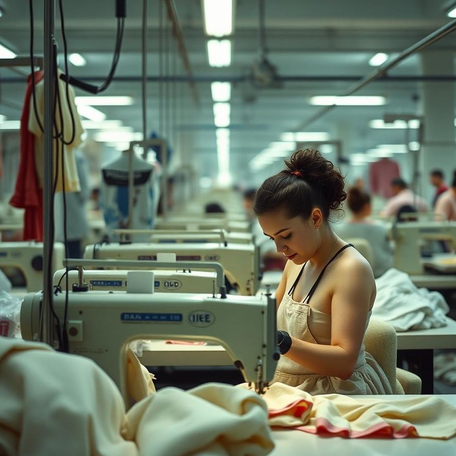 Dream : Working in a garment factory in a dream