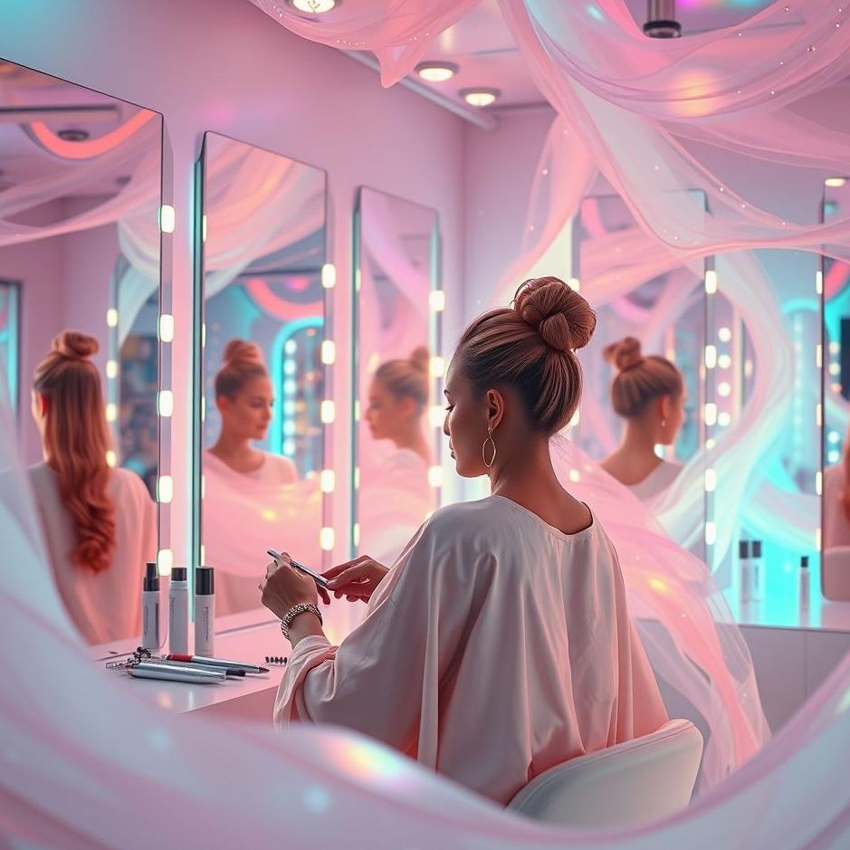 Dream : Working in a hairdresser in a dream