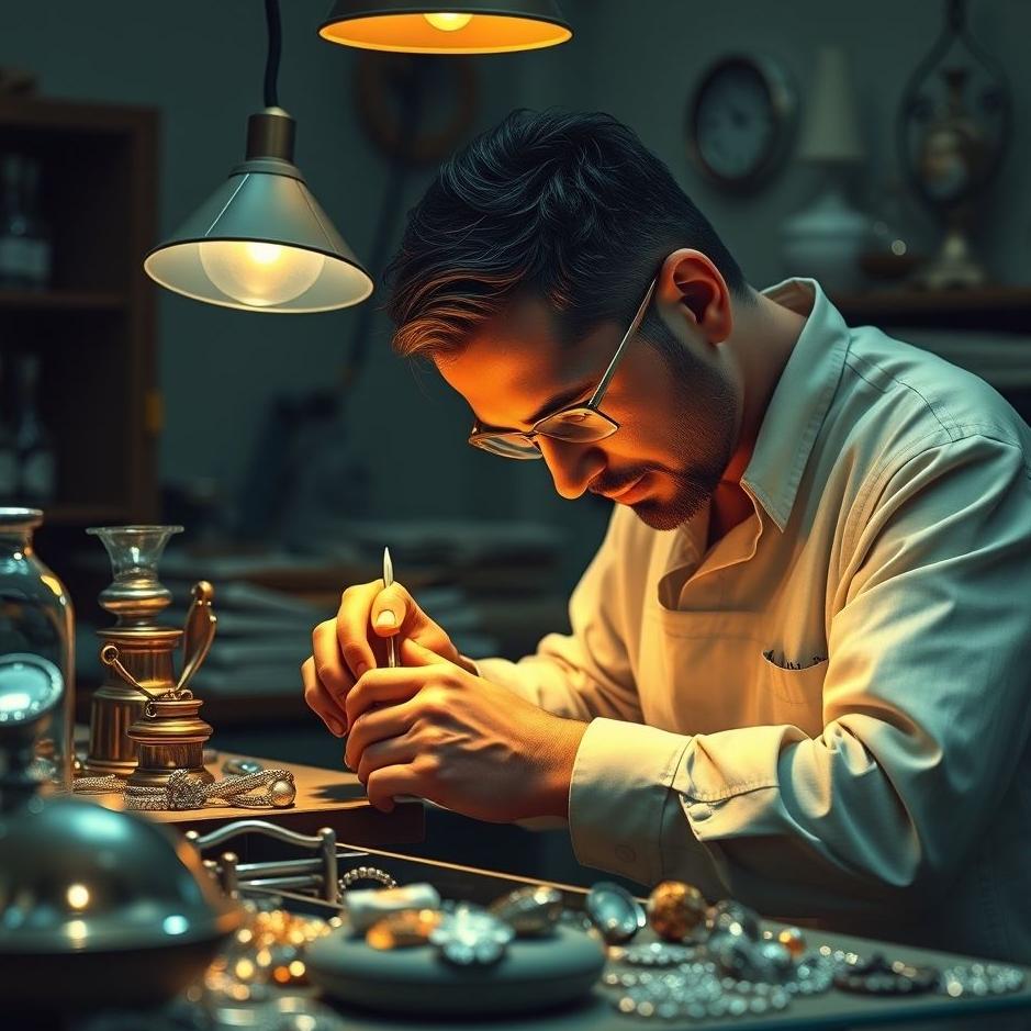 Dream : Working in a jeweler in a dream