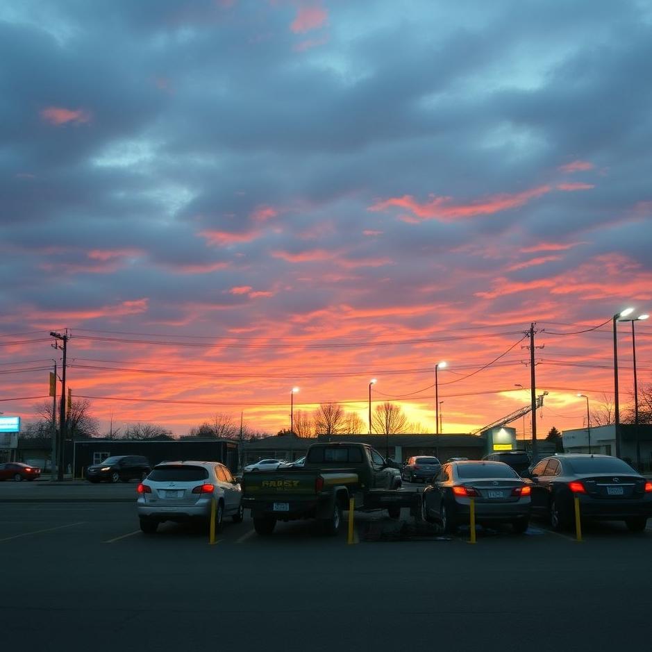 Dream : Working in a parking lot in a dream