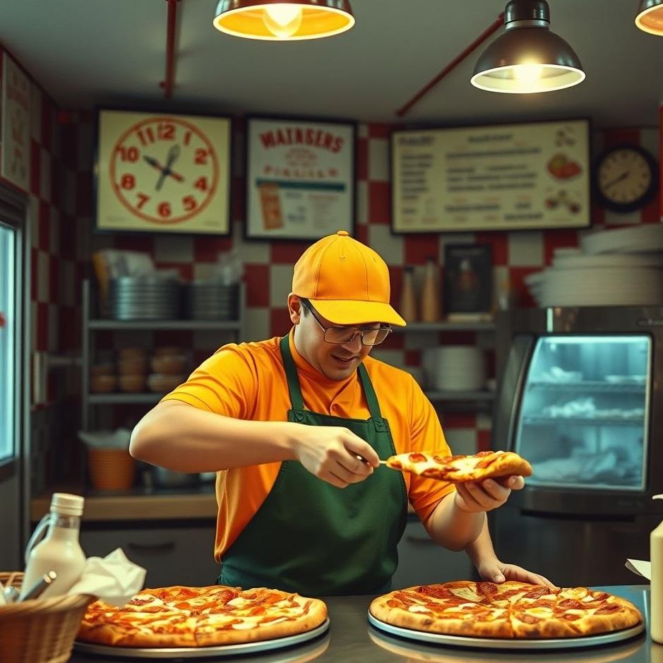 Dream : Working in a pizza place in your dream