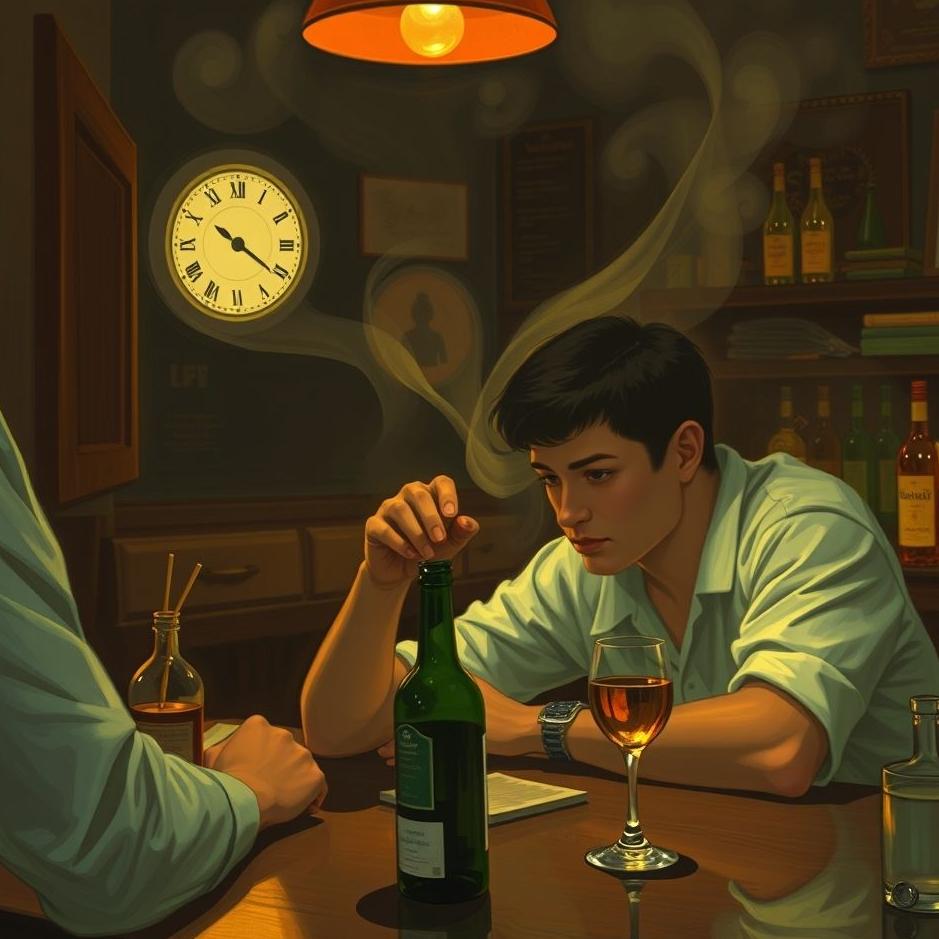 Dream : Working in a place where there is alcohol in your dream