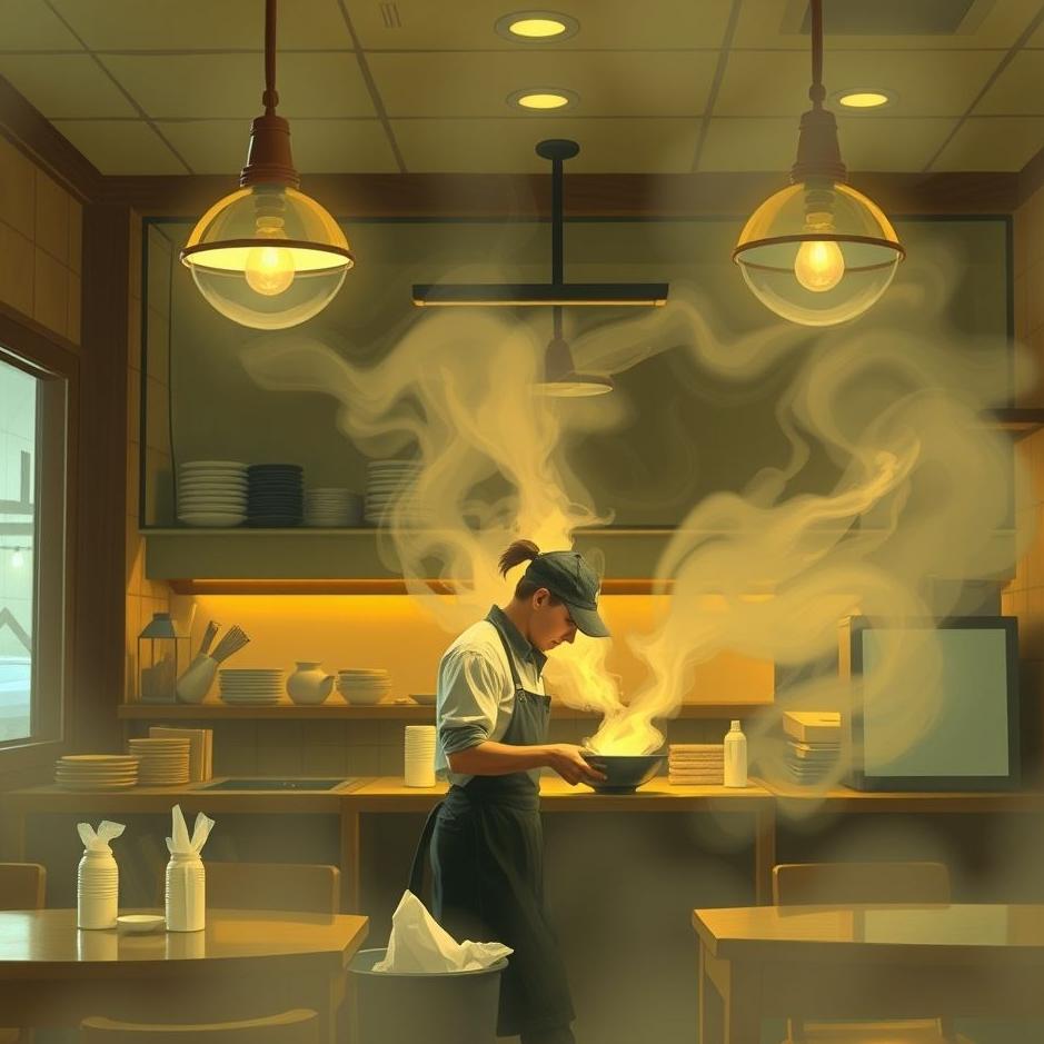 Dream : Working in a restaurant in a dream